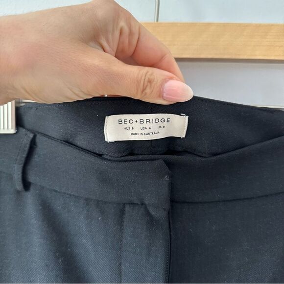 Bec + Bridge Black Pants with Slit - Picture 5 of 6